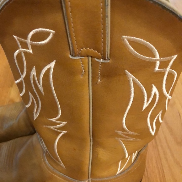 Justin Genuine Leather Cowboy Boots - Picture 4 of 17